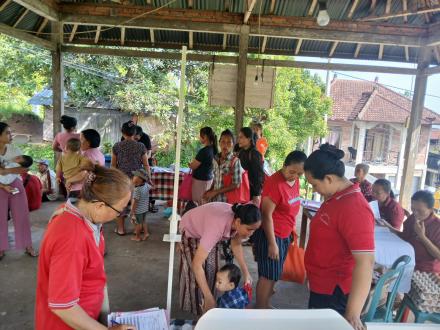 Posyandu ILP “Mawar” Banjar Dinas Tamansari Desa Padangbulia
